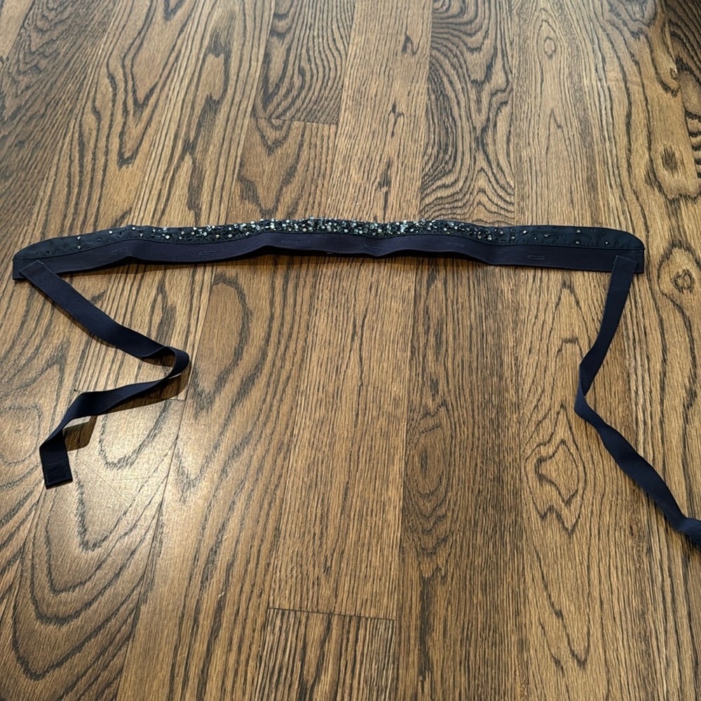 S’MaxMara navy collar attachment with stings